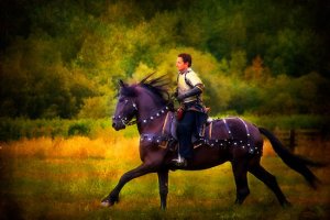 Knight Riding Horse