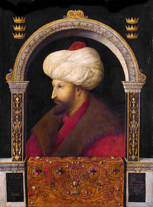 Sultan Mehmed II painted by Gentile Bellini